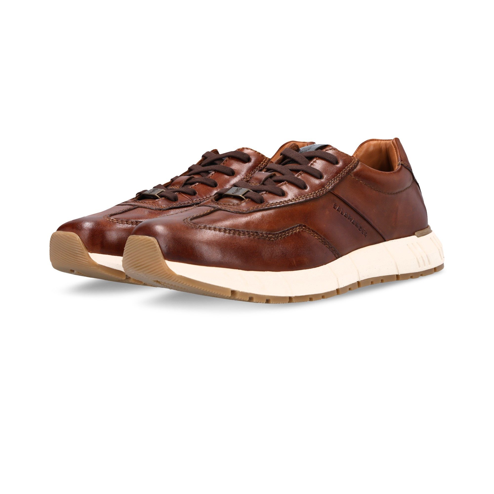 Salamander (Glattleder) E31-ASA05-1100-6300 cognacbraun Herren Sneaker