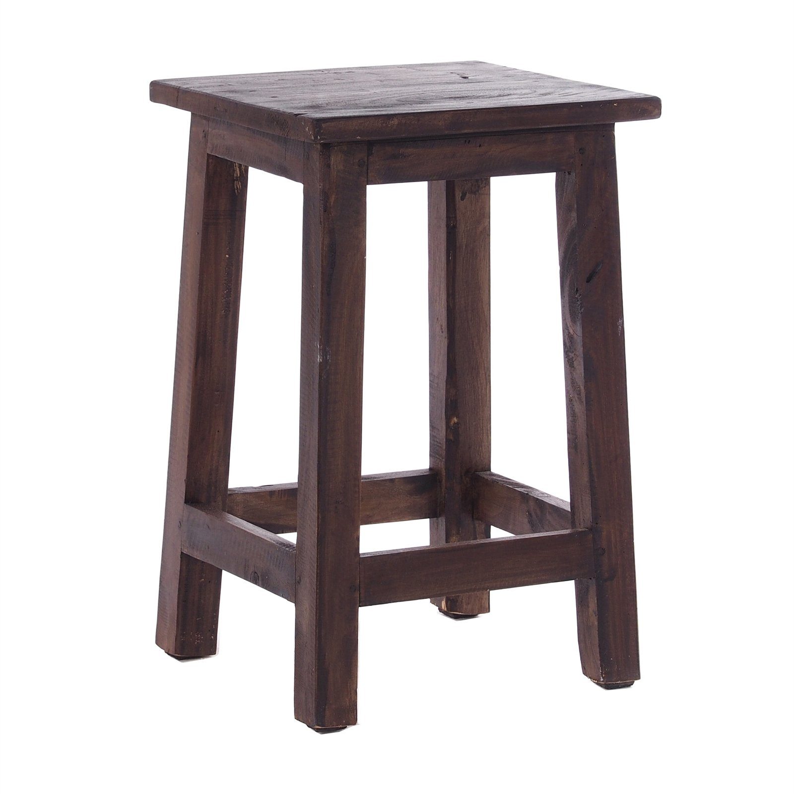 DESIGN DELIGHTS Hocker Sitzhocker MADERO, 48x30cm(HxB) Altholz Holzhocker, günstig online kaufen