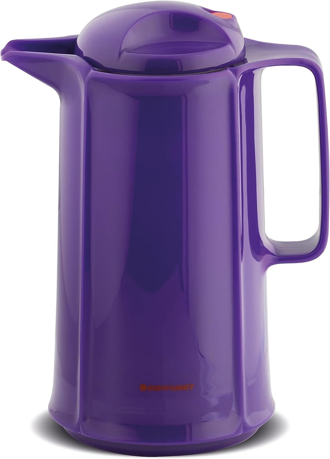 ROTPUNKT Isolierkanne 1,0 Liter 420 Glaseinsatz I hochwertig I langlebig I 24 Std heiß, (Kaffeekanne I Teekanne), robust und auslaufsicher