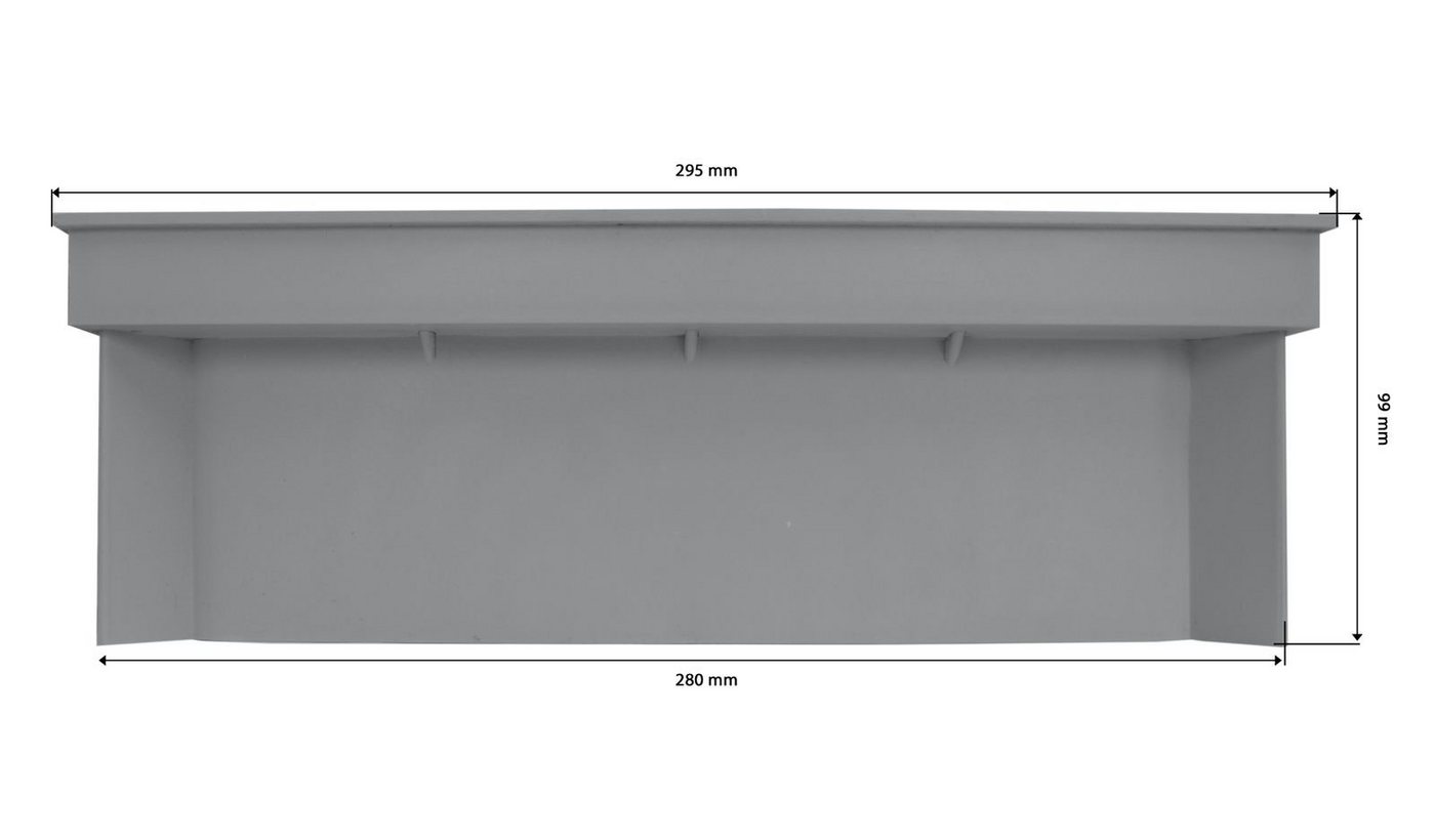 Thumbnail - Marley Deutschland GmbH Erdschacht Kunststoff Aufsatz für Einlaufschacht Nennmaß: 300x300mm, 30x30x10 cm, 1-St., laugen-...
