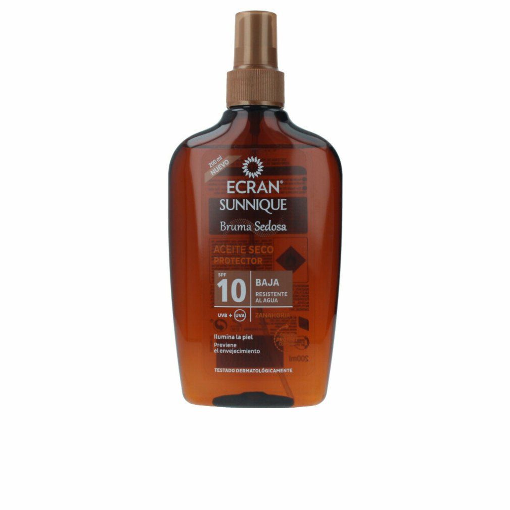 oil SUNNIQUE Ecran SPF10 ml vapo Sonnenschutzpflege ECRAN 200