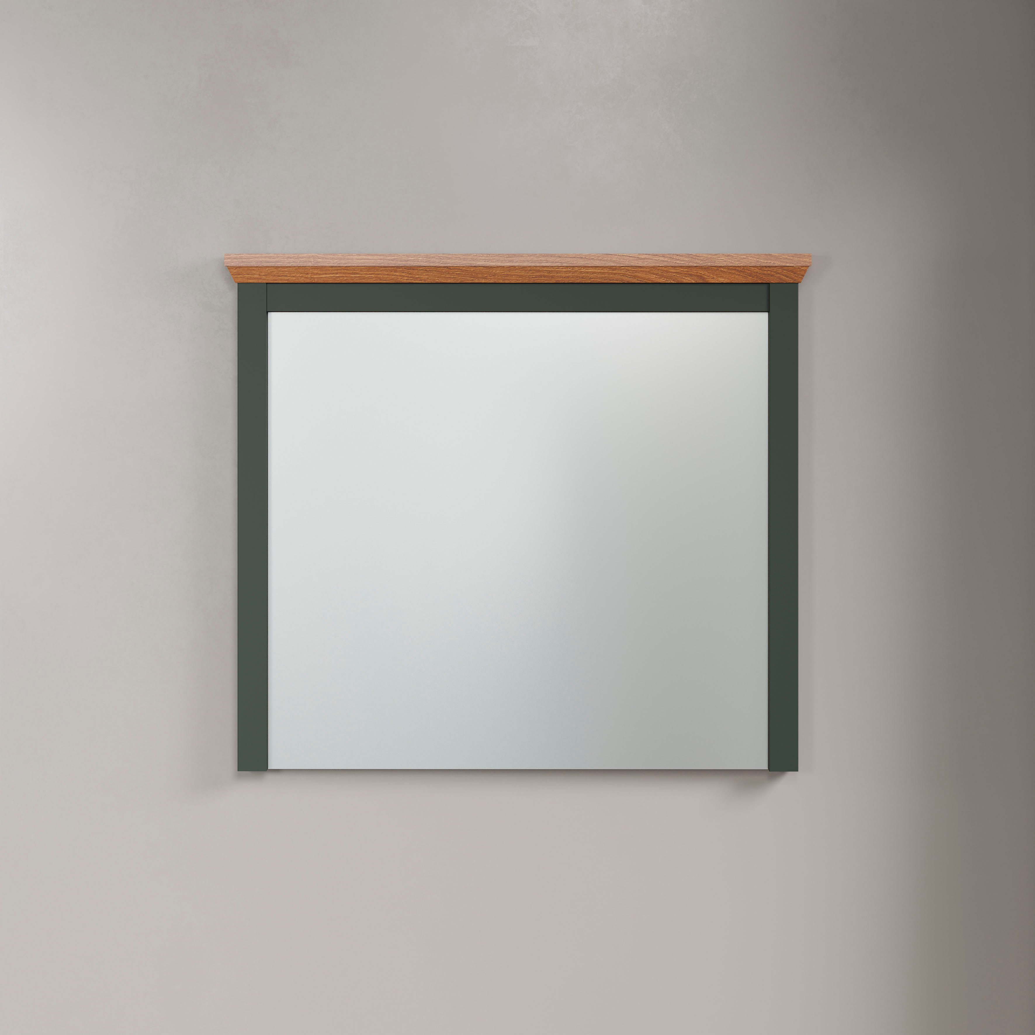 Home affaire Garderobenspiegel Vienna (1-St), Wandspiegel in matter Optik mit Rahmen - (B/T/H) 77/6/68 cm