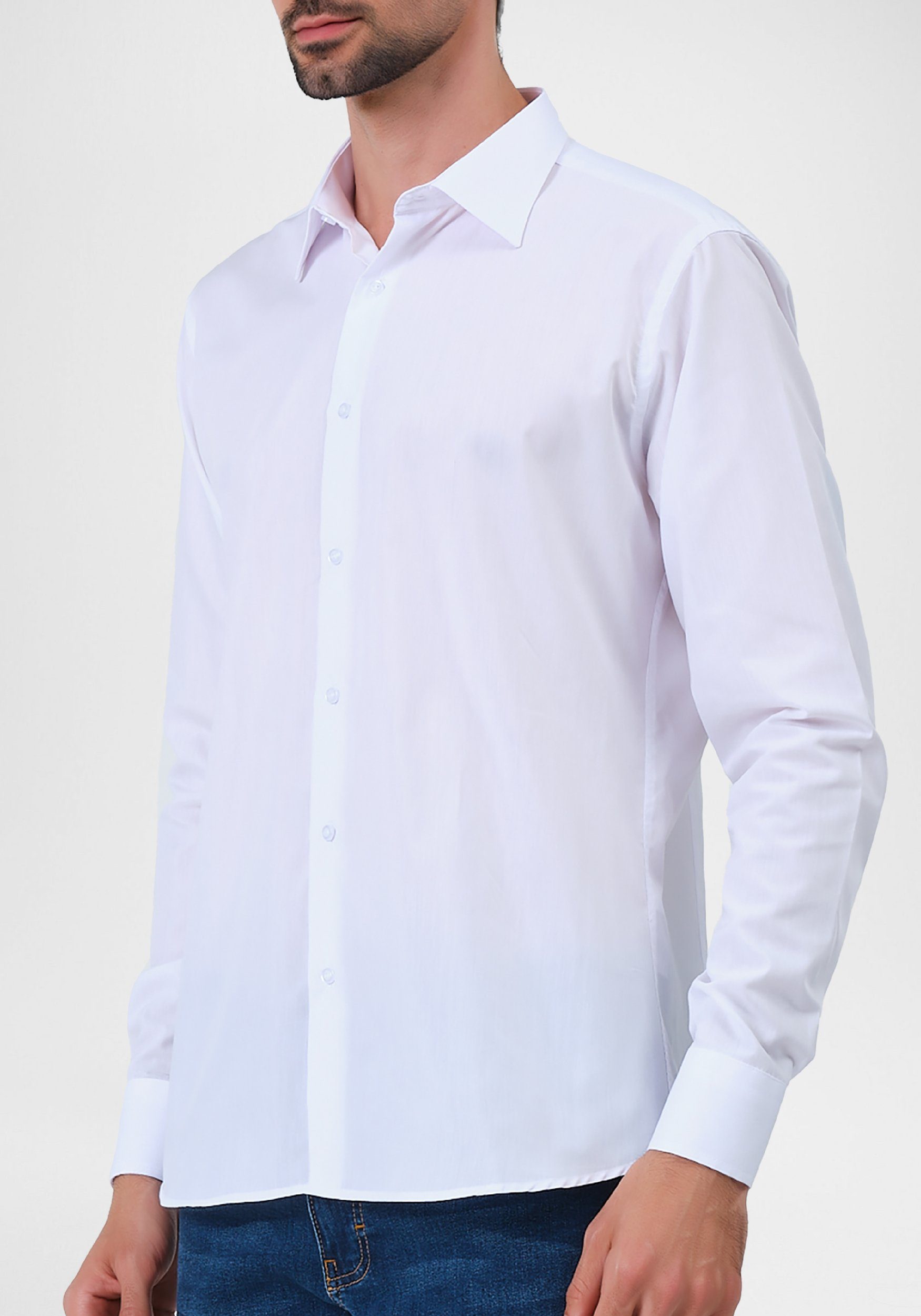 Langarmhemd Herren Hemd Langarm