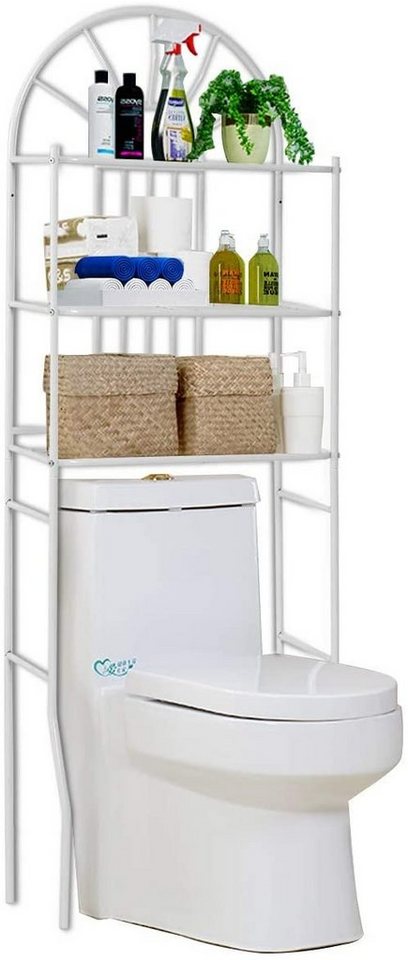 COSTWAY Badregal »Badregal Waschmaschinenregal weiß« online kaufen | OTTO