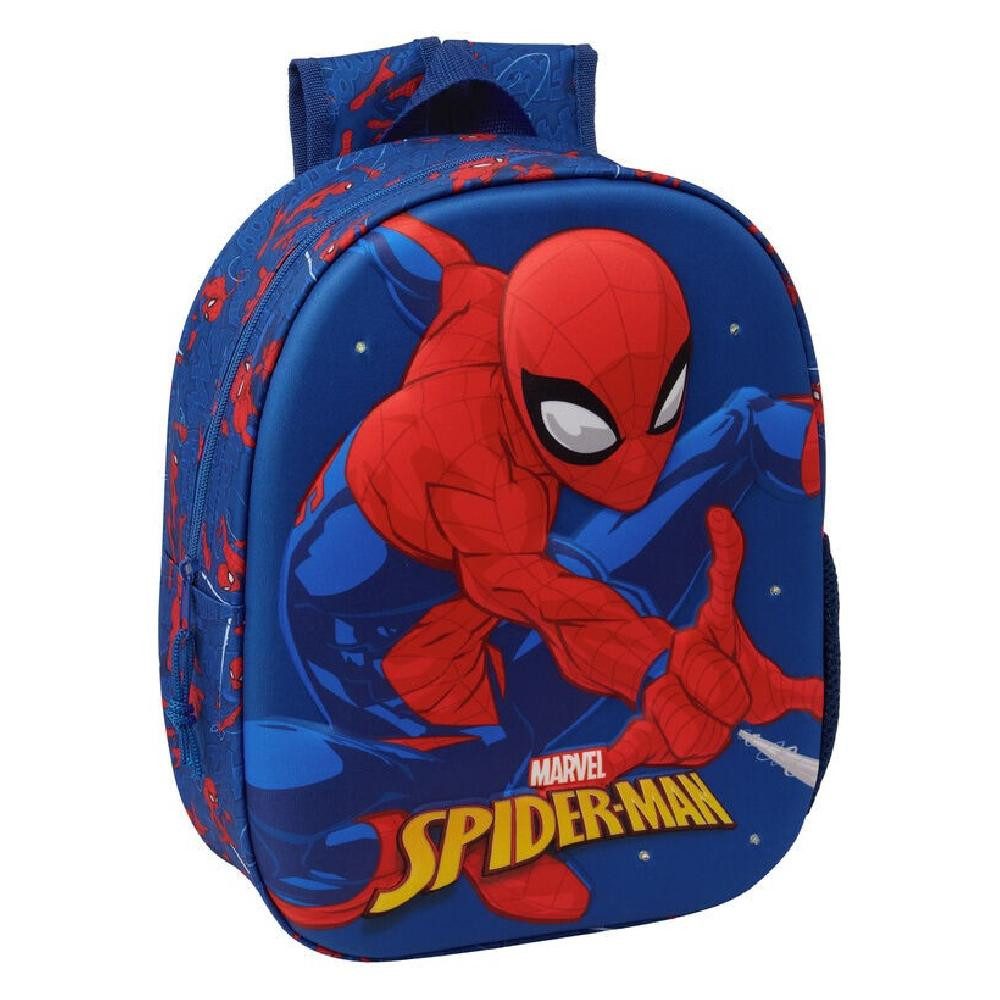 Freizeitrucksack Marvel Spiderman LED 3D Rucksack 33cm