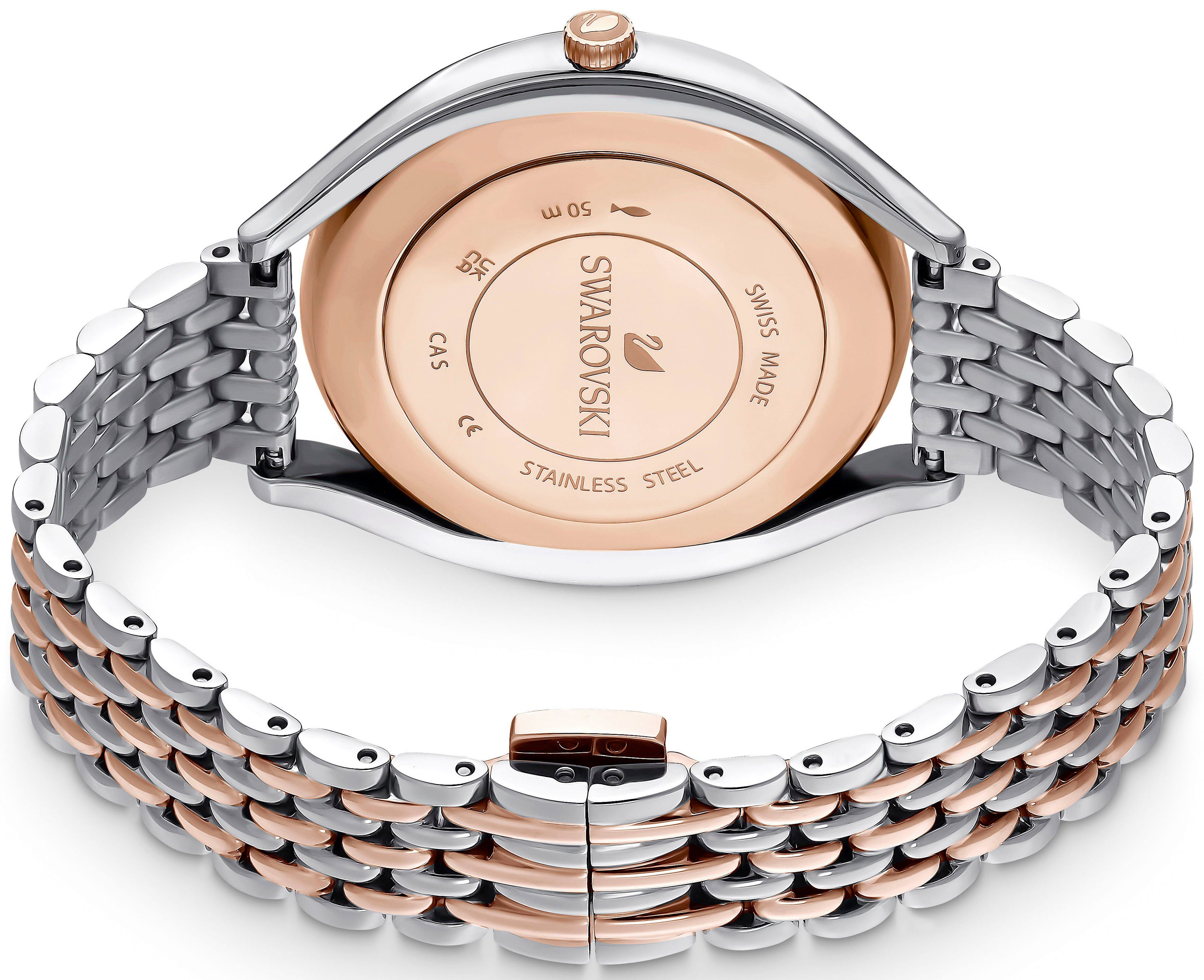 Swarovski Quarzuhr CRYSTALLINE 5644075, Armbanduhr, Damenuhr, Swarovski-Kristalle, Swiss Made