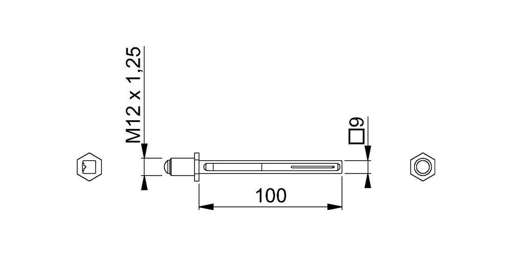 100 Wechselschutzgarnituren 9 K/G mm x HOPPE 3310 Türbeschlag Profilstift Befestigungsset mm 67-72