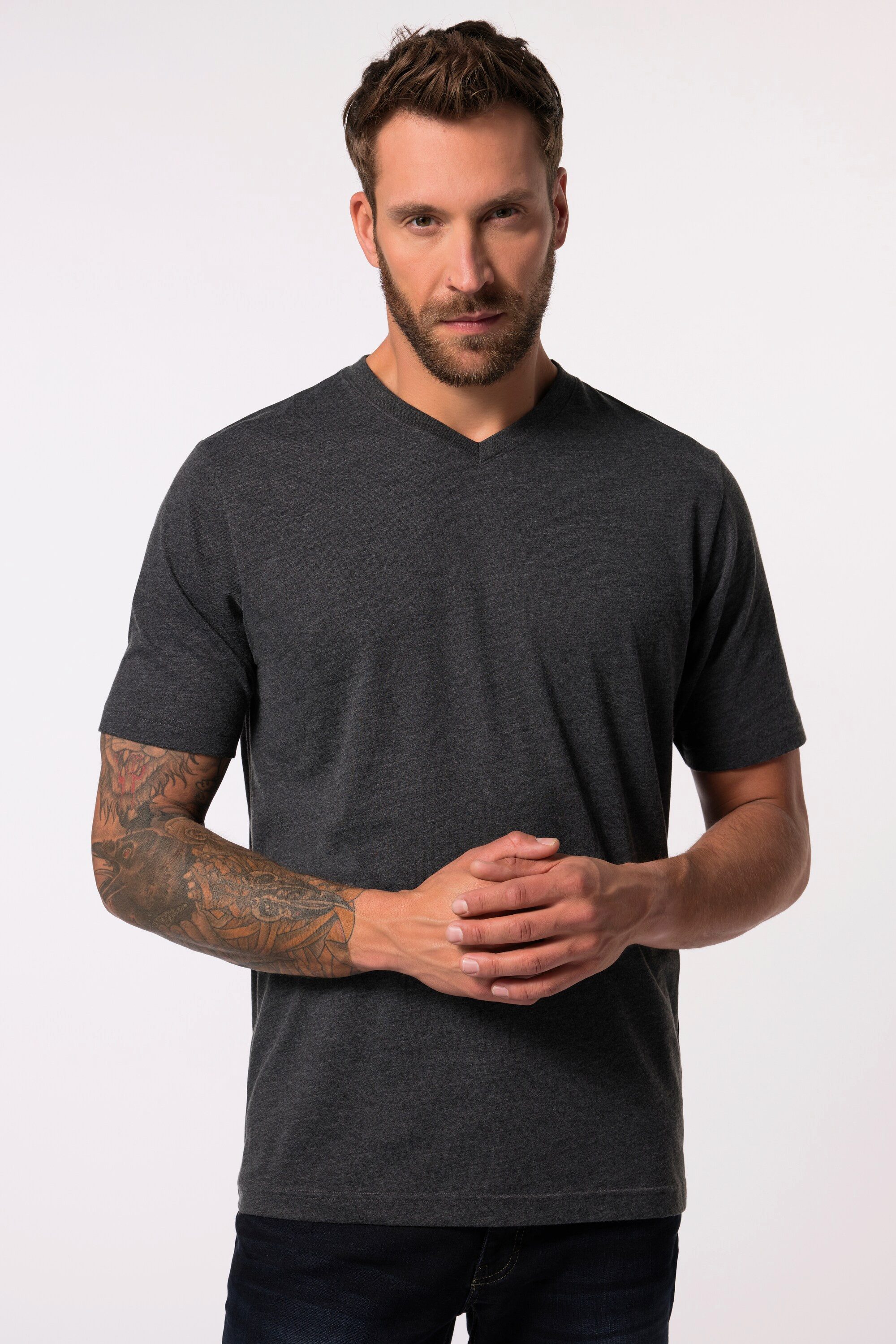 JP1880 T-Shirt T-Shirt Basic V-Ausschnitt
