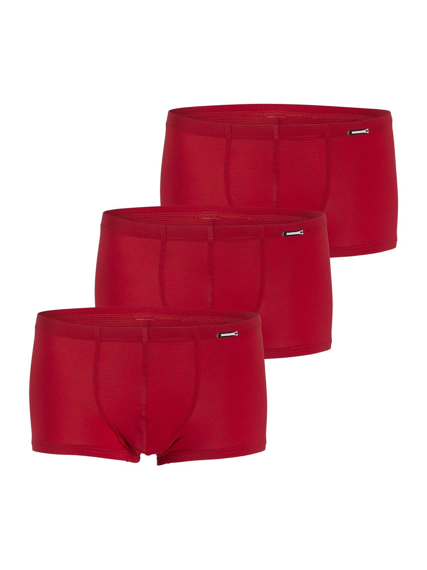Retro-shorts Olaf Benz rot Retro-Boxer Retro (3-St) unterhose Pants RED1201 Minipants