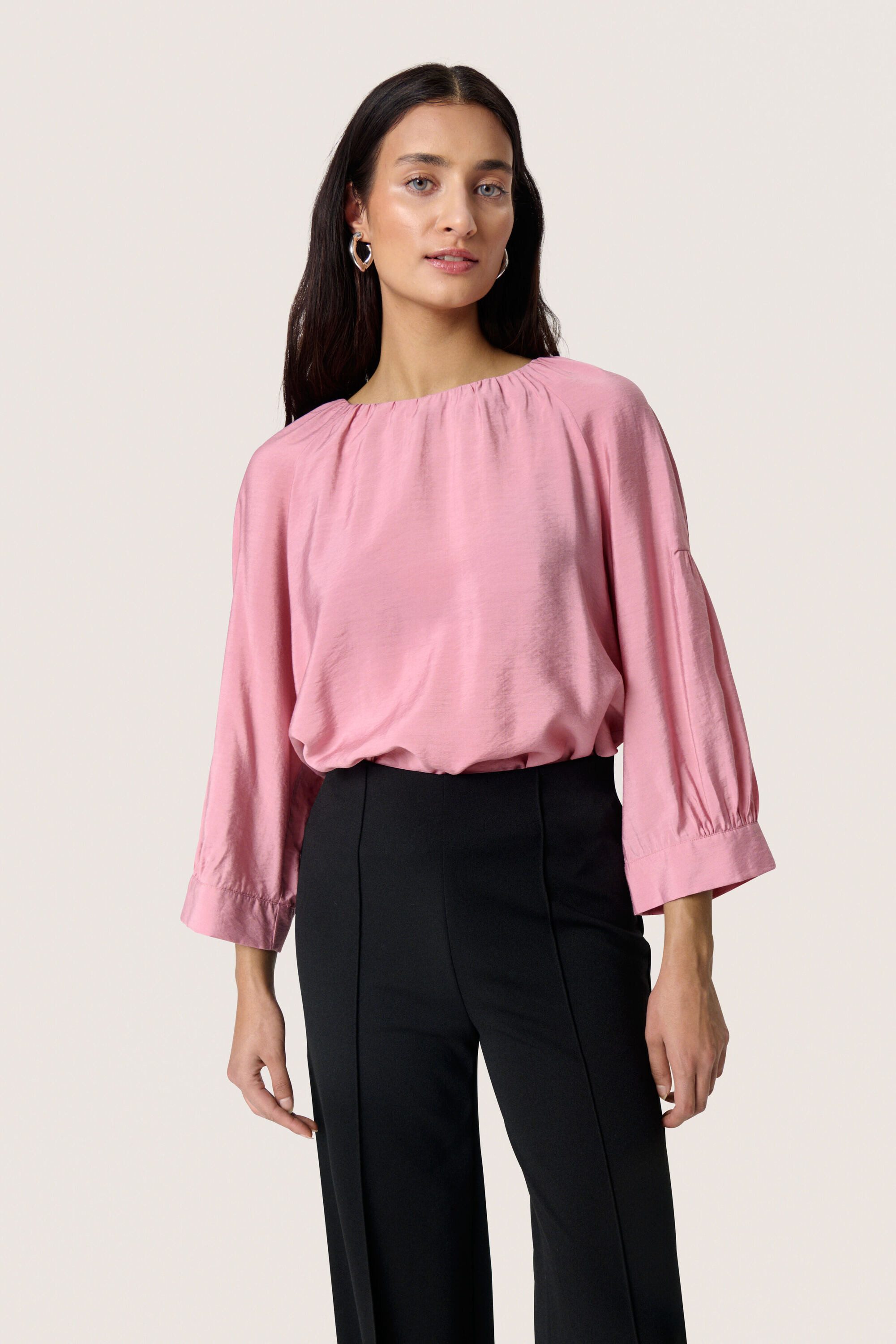 Kurzarmbluse Bluse kurzarm SLLeodora