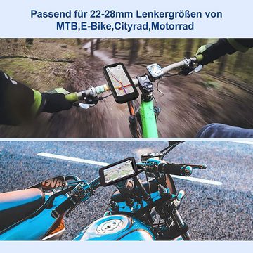 GelldG Fahrrad Handyhalterung, wasserdichte Smartphone Halter Handy-Halterung