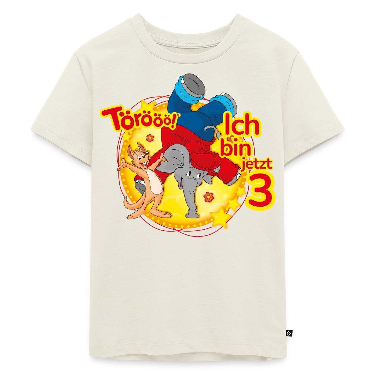 Spreadshirt T-Shirt Benjamin Blümchen Ich Bin Jetzt 3 Kinder Premium T-Shirt (1-tlg)