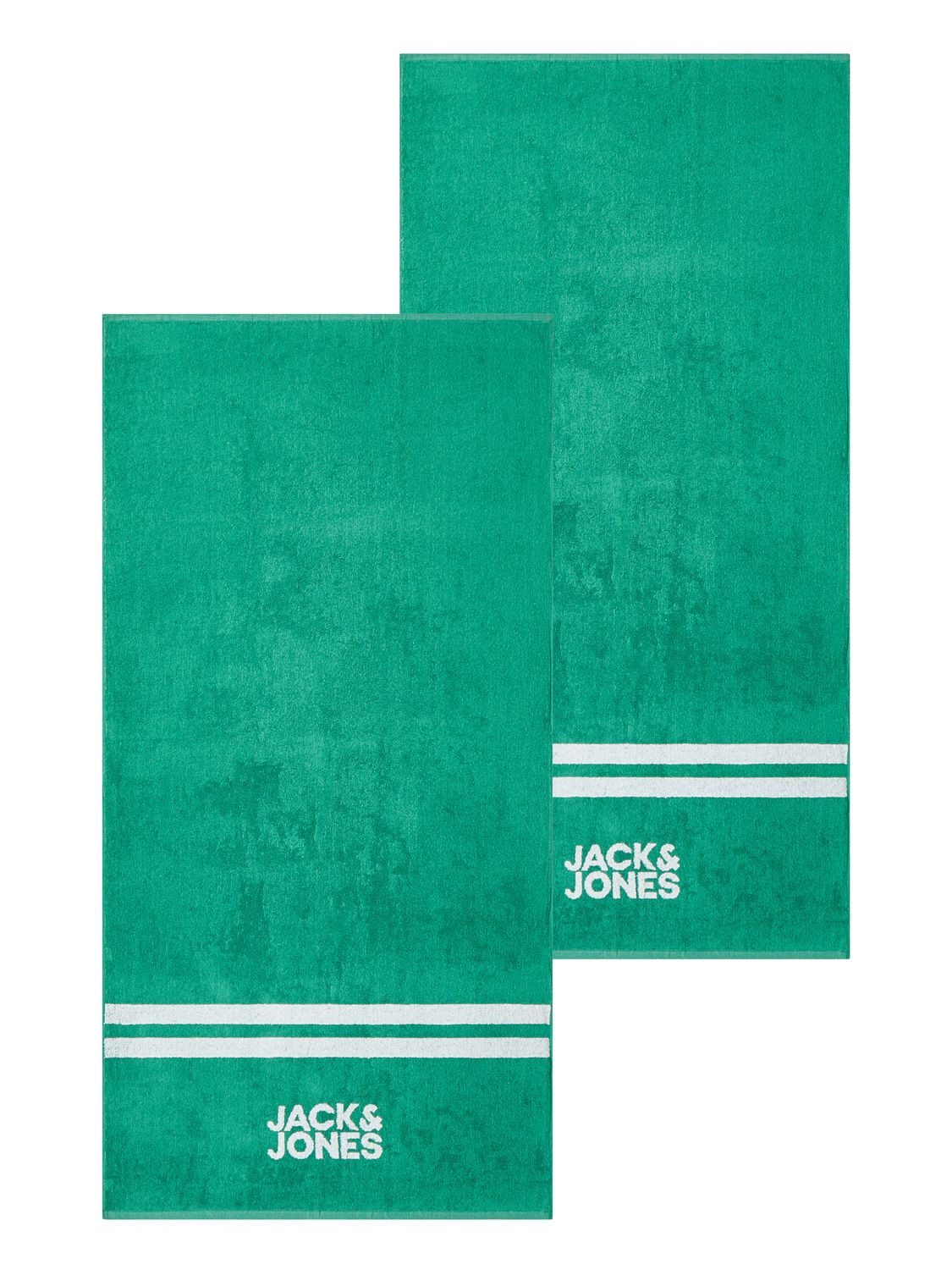 Jack & Jones Strandtuch JACCLUB TOWEL 2er Pack 80 x 160cm Handtuch, Frottee (2-St), aus 100% Baumwolle