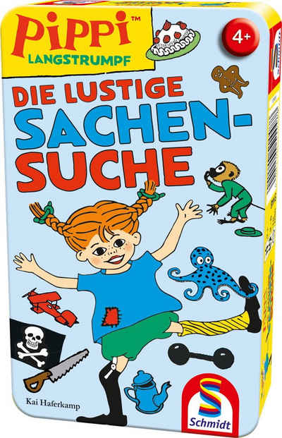 Schmidt Spiele GmbH Spiel, Reisespiel Pippi Langstrumpf Die lustige Sachensuche 51448