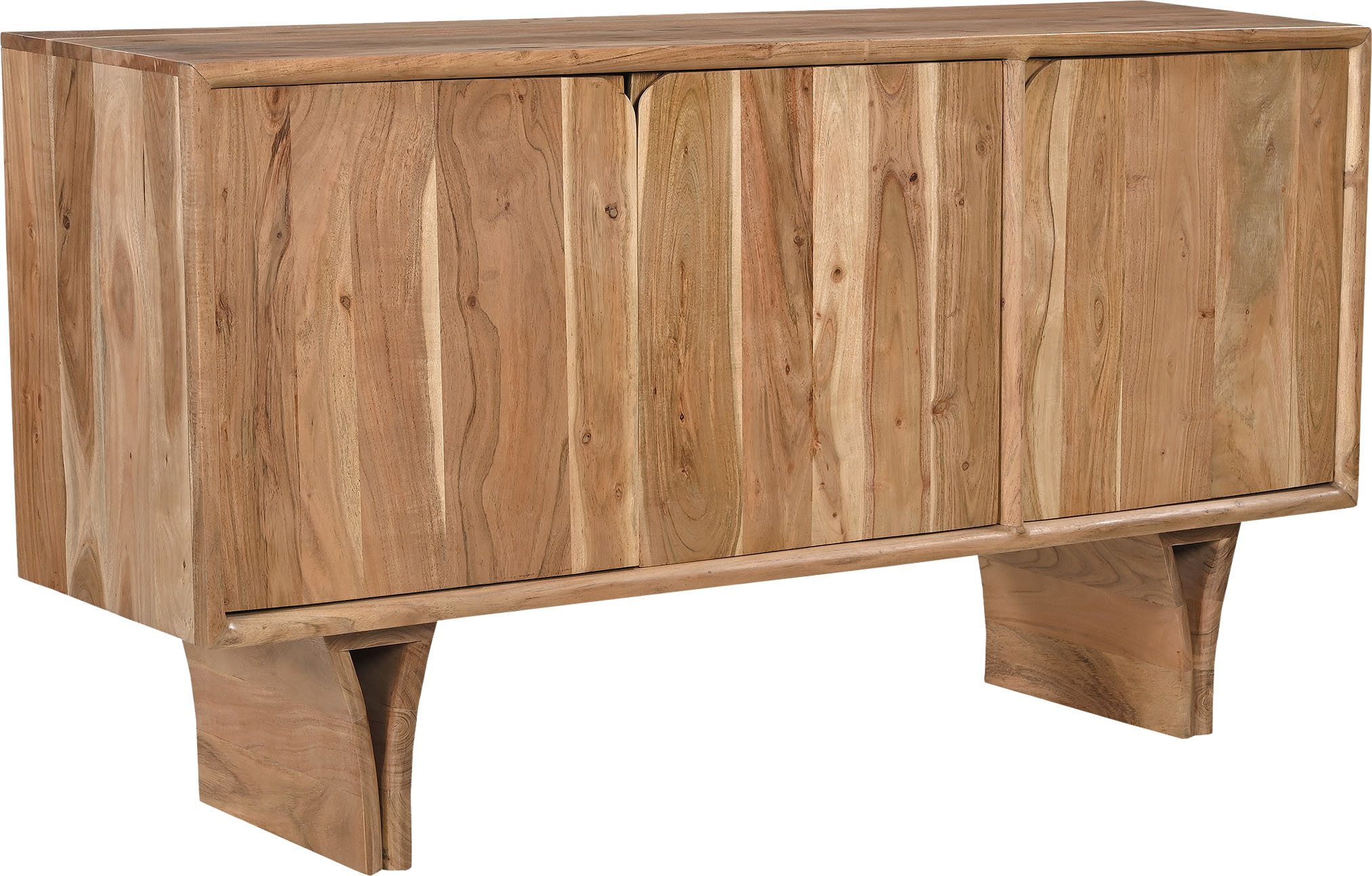 SIT Sideboard ACACIA WAVE (1 St), extravagantes Holzwangengestell