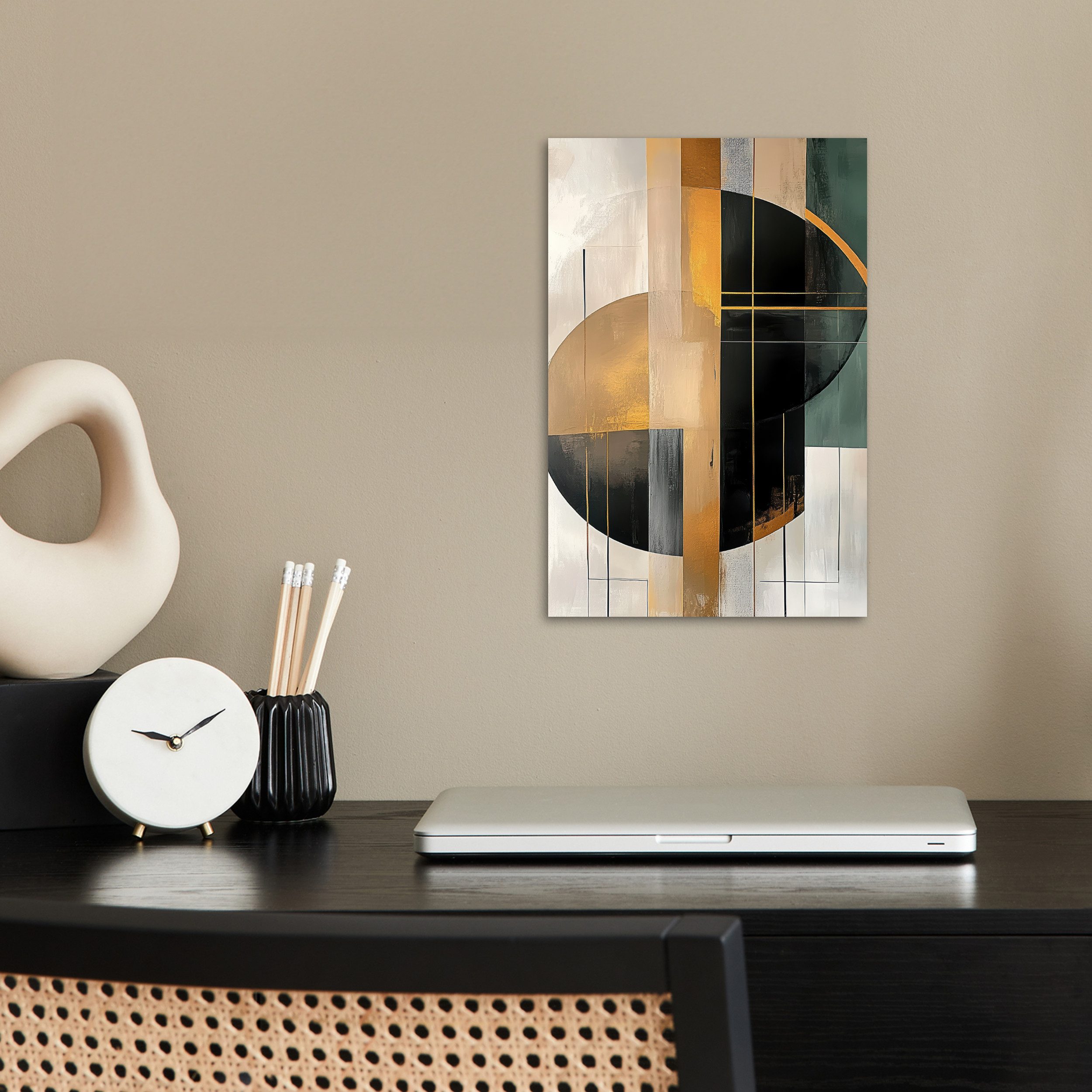 MuchoWow Poster Abstrakt - Gold - günstig online kaufen