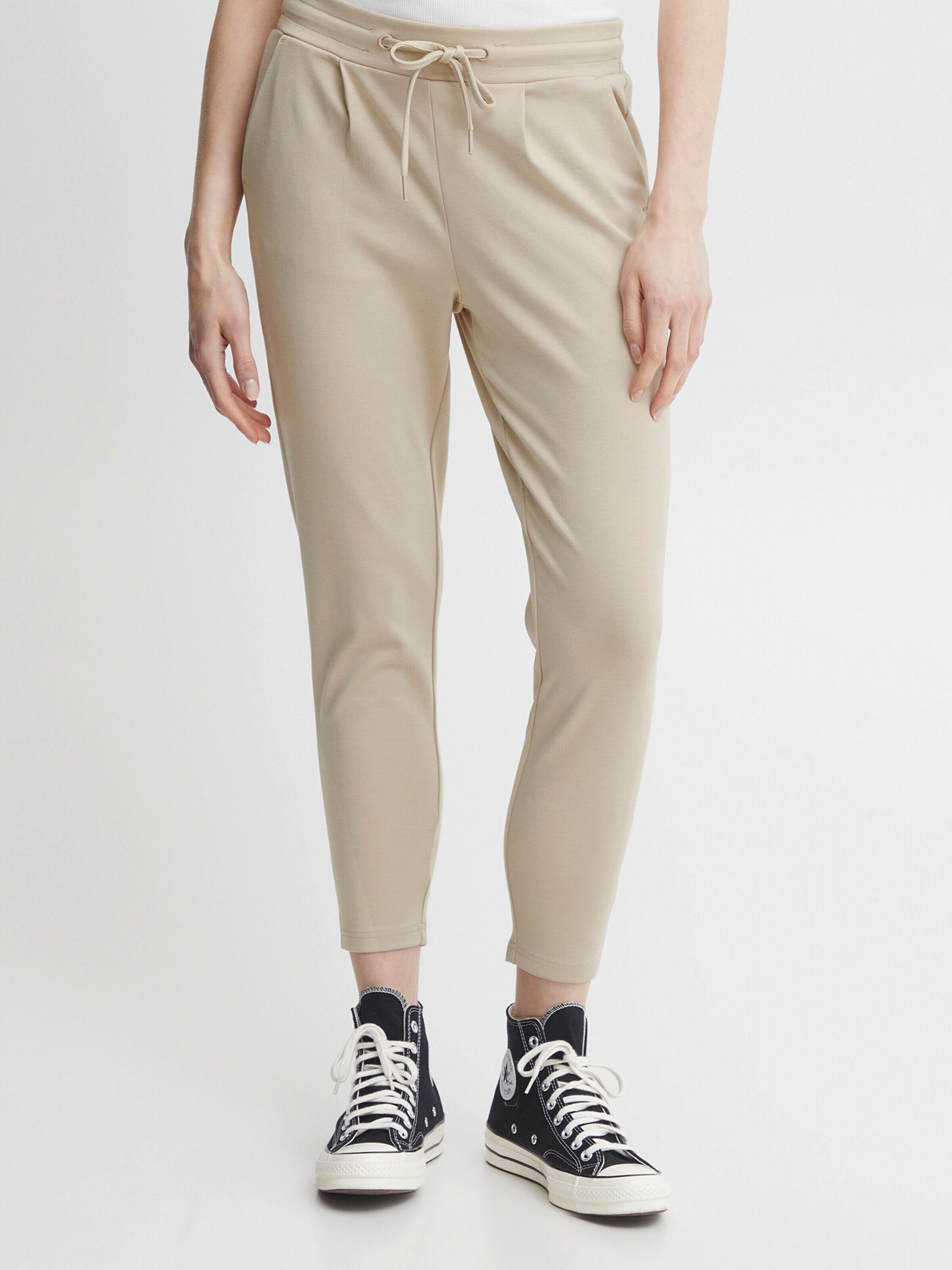 Ichi Stoffhose Kate (1-tlg) Falten günstig online kaufen