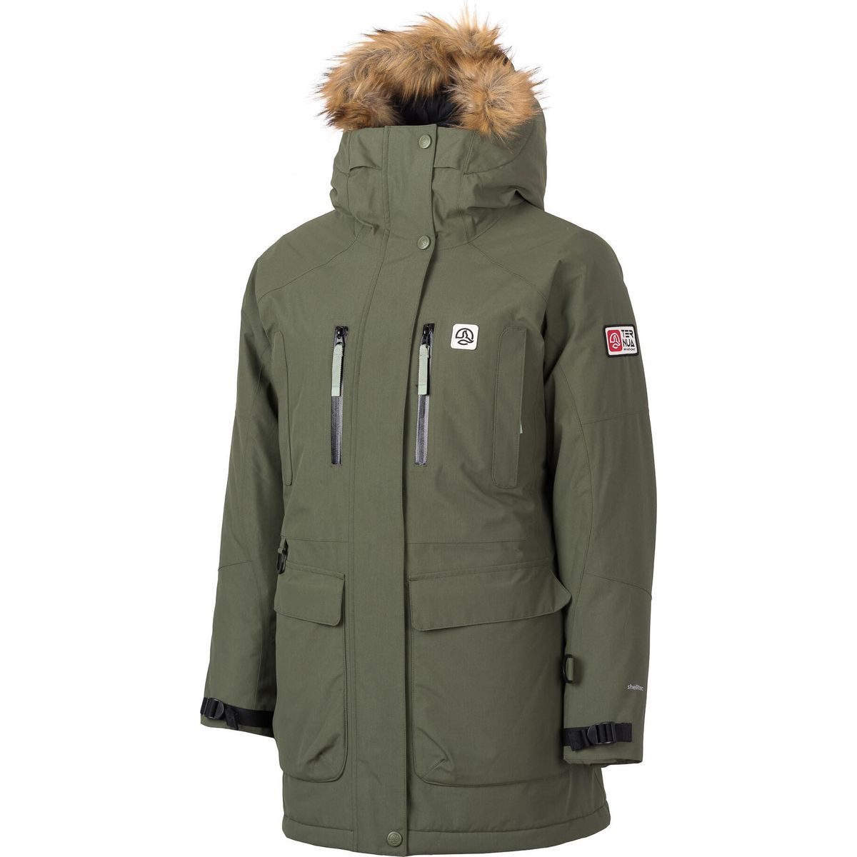 TERNUA Outdoorjacke Nova Terra Jacket W Perfekte Outdoor-Jacke für Expeditionen und Reisen, wasser- und