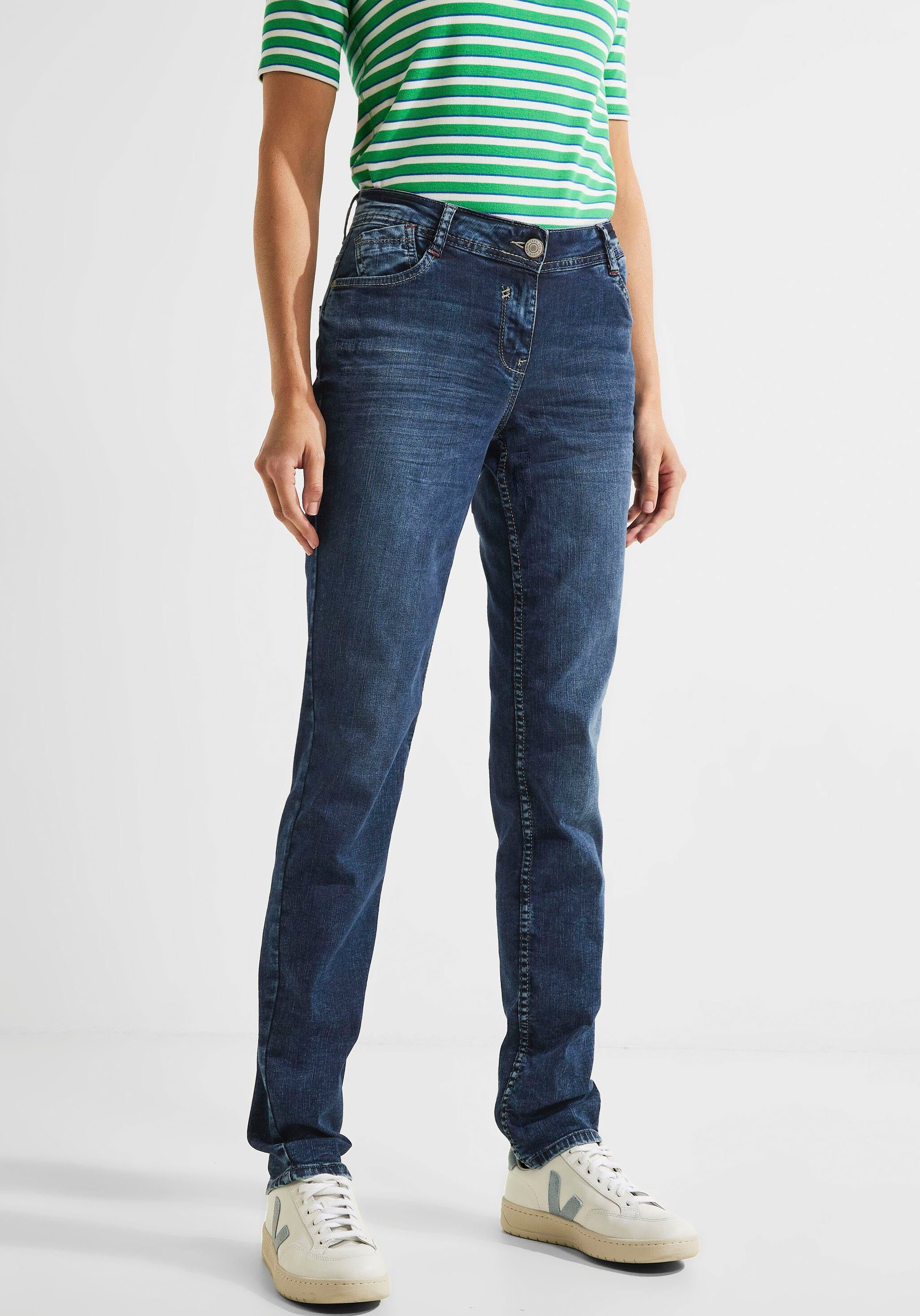 Cecil Loose-fit-Jeans im Style Scarlett, Loose fit mit schmalen Beinen und  normaler Leibhöhe | Stoffhosen