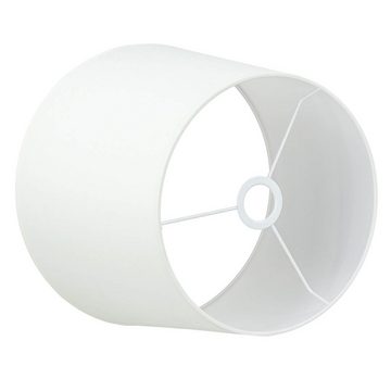 Licht-Erlebnisse Lampenschirm WILLOW, Stoffschirm Ø 30 cm konisch für Hängeleuchte E27 Ecru Weiß