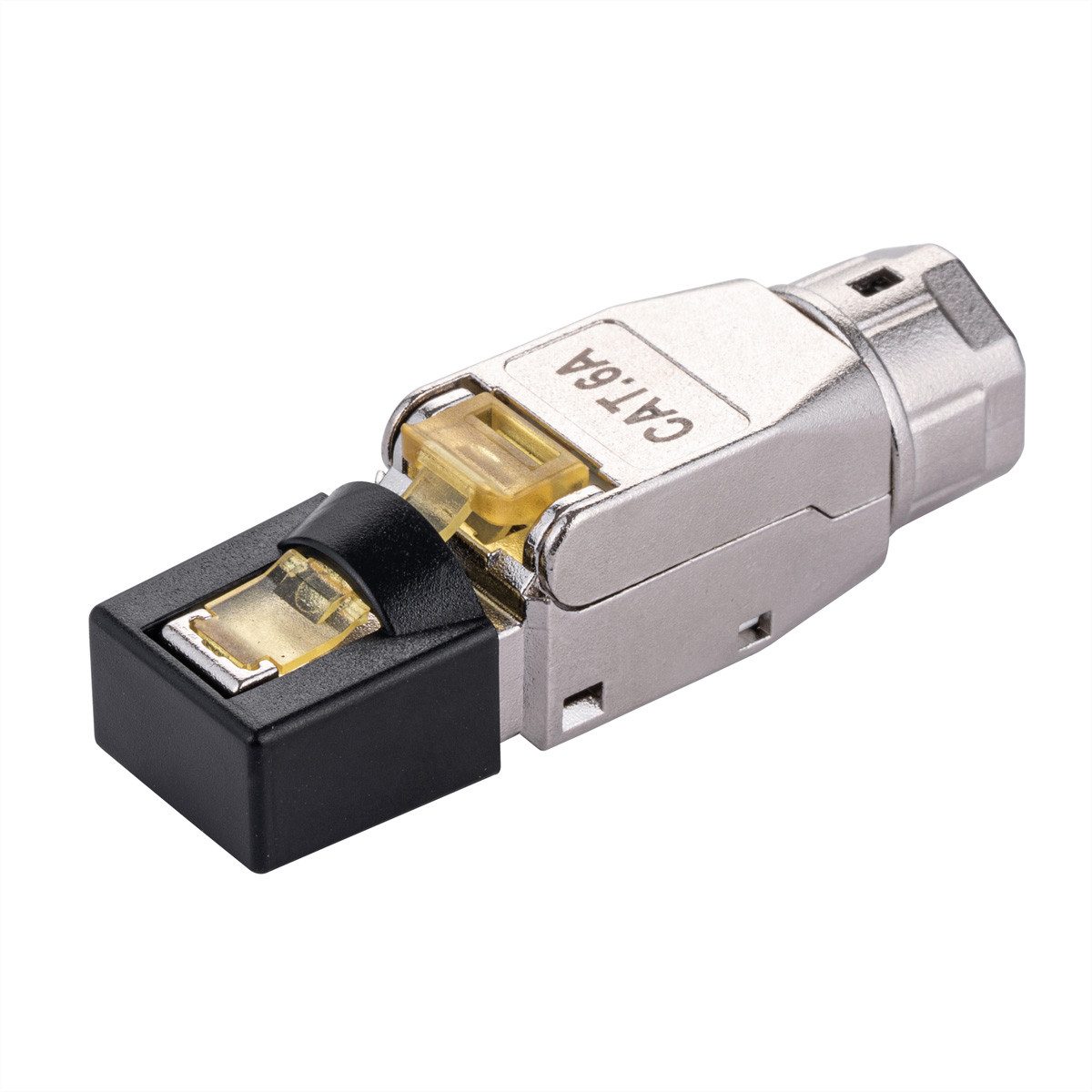 VALUE feldkonfektionierbarer RJ-45 Stecker Cat.6A (Class EA), STP Netzwerk-Panel