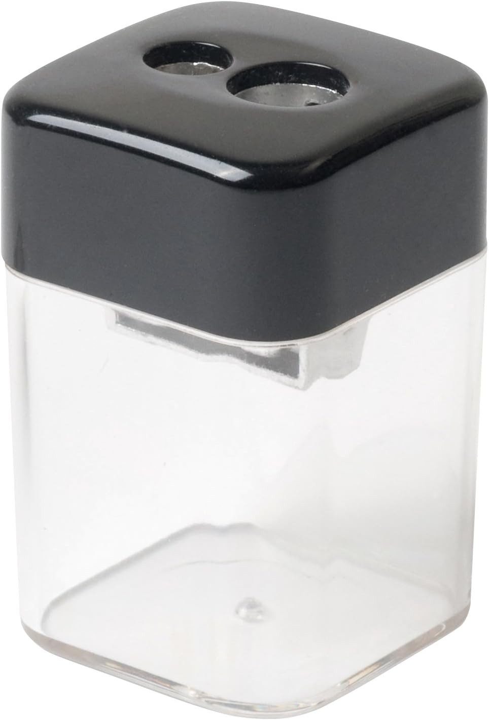 Testrut Anspitzer PF Doppelspitzdose schwarz/transparent