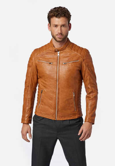 RICANO Lederjacke Cooper hochwertiges Lamm Leder