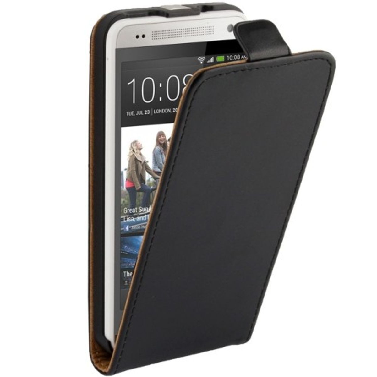 König Design Handyhülle HTC One Mini, HTC One Mini Handyhülle Backcover Schwarz