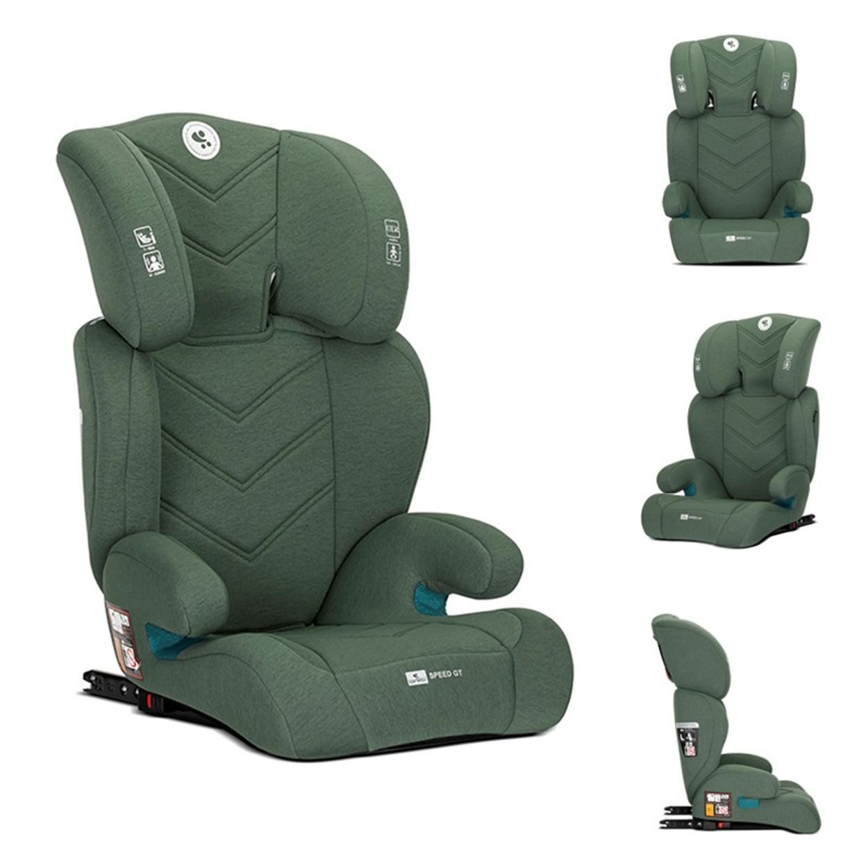 Lorelli Kindersitzerhöhung Kindersitz Speed GT i-Size, ab: 3, bis: 12, (100-150cm) Gruppe 2/3 Isofix Kopfstütze