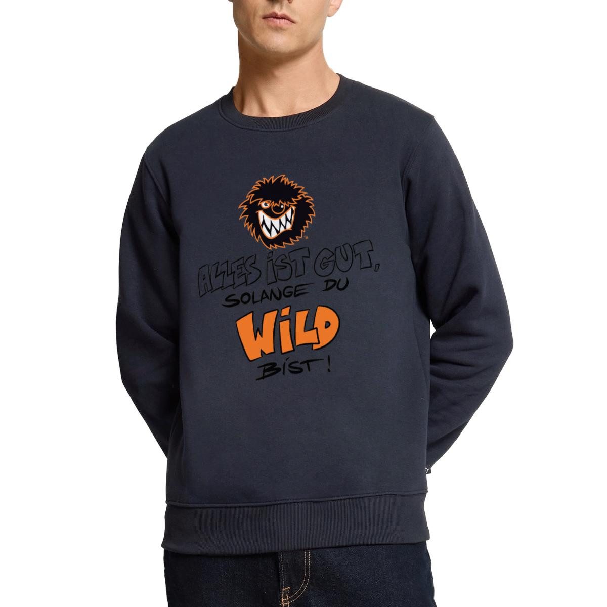 Spreadshirt Sweatshirt Die Wilden Kerle Wild Spruch mit Logo Herren Premium Pullover (1-tlg)