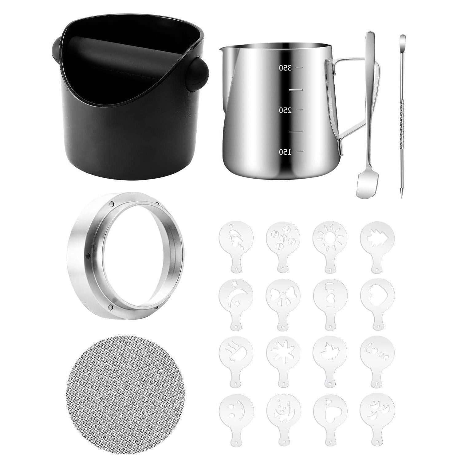 LuxusKollektion Geschenkbox Barista Set 22tlg. Siebträger Zubehör 51mm