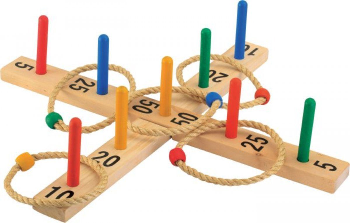 Vedes Wurfscheibe Ringwurfspiel aus Holz