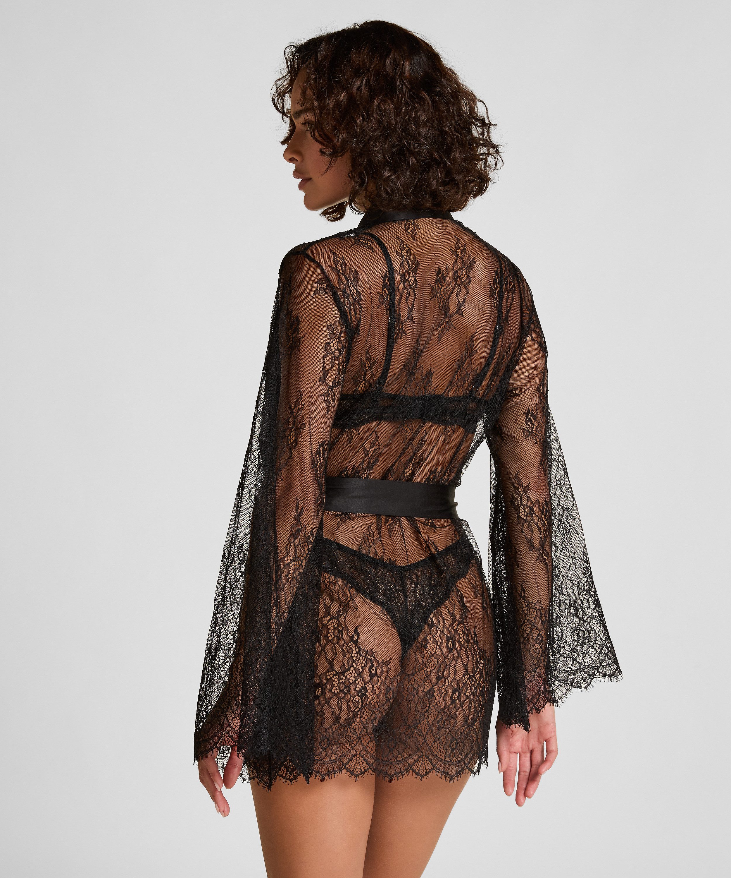 Hunkemöller Bademantel Kimono Allover Lace – Bild 4 von 5