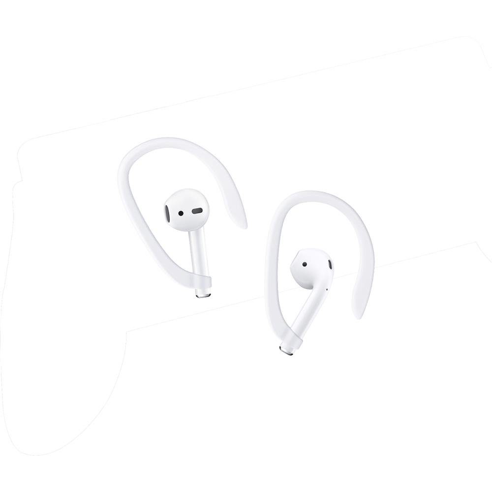 Terratec »ADD Hook Ohrbügel für Apple AirPods®« In-Ear-Kopfhörer (Silikon,  weiß, für 1. und 2. Generation, Sportbügel, Kopfhörerbügel)