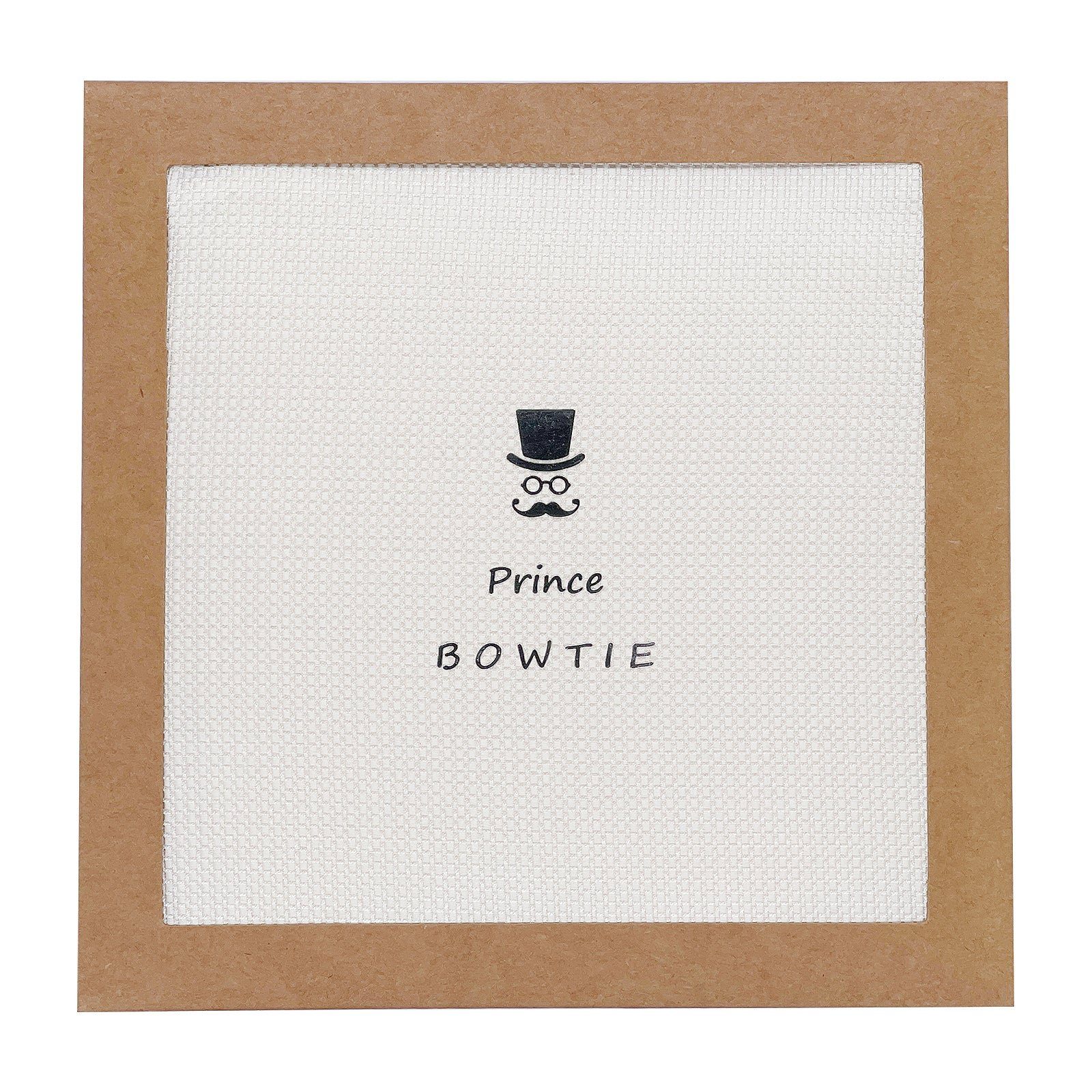 Prince Bowtie Einstecktuch white off