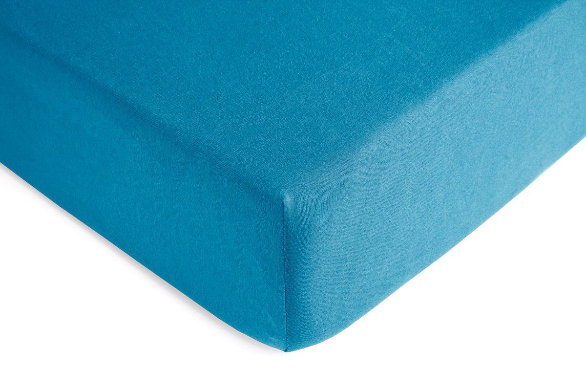 Hometex Premium Textiles Spannbettlaken Boxspringbett Spannbettlaken für hohe Matratzen, Jersey, Gummizug: rundum, Premium Qualität 160 g/m² feinster Baumwolle