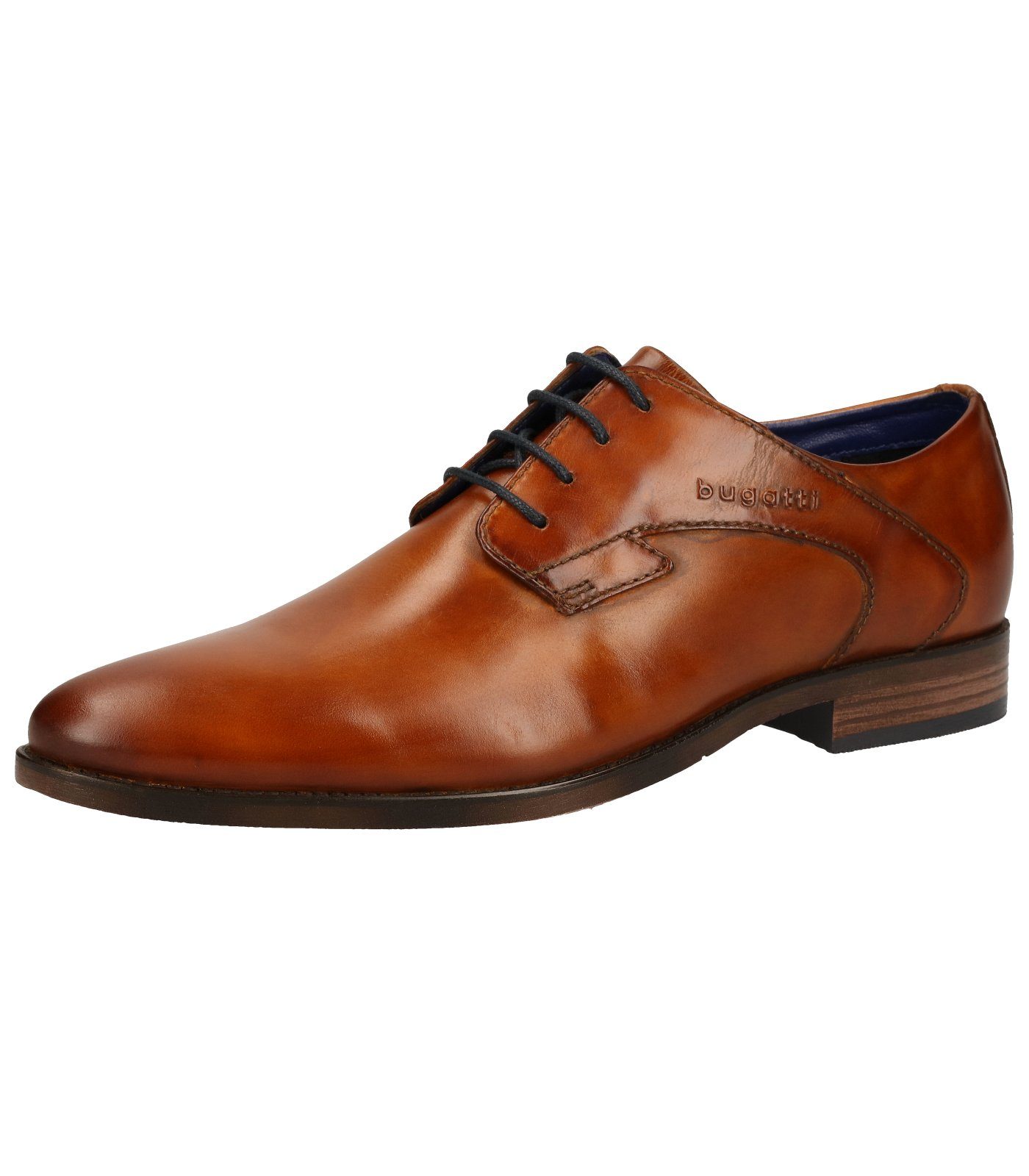 Bugatti Homme Derby à Lacets Avec Semelle Renforcée - Cuir Confortable Et Élégant