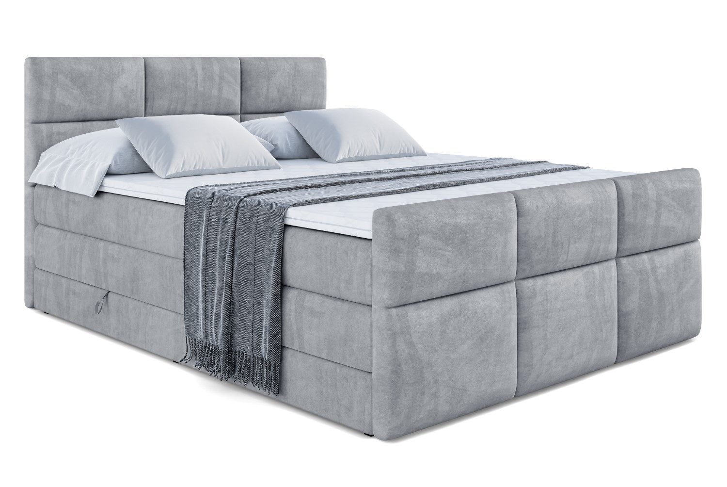 ALTDECOR Boxspringbett OHIO-Z KING (Multipocket-Matratze H4, günstig online kaufen