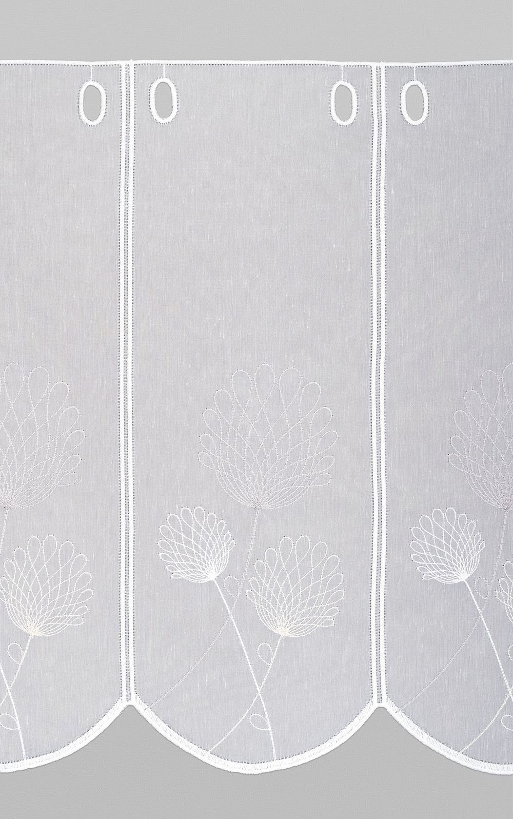 Scheibengardine Allium, LYSEL®, (1 St), HxB 45x48cm transparent