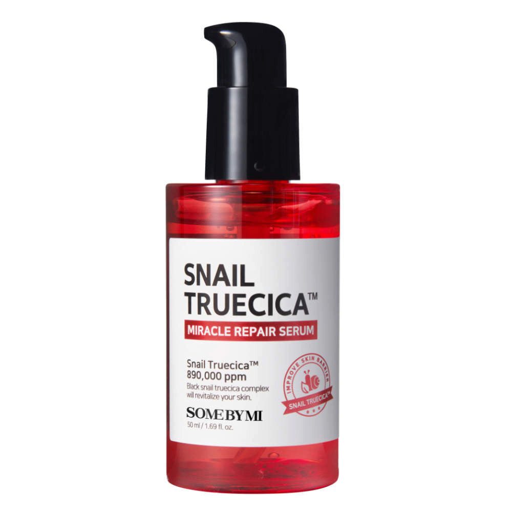 Some By Mi Gesichtsserum SOME BY MI, Snail True CICA Miracle Repair Serum - 50 ml, Intensiv-Serum mit 89 % Snail Truecica für empfindliche Haut