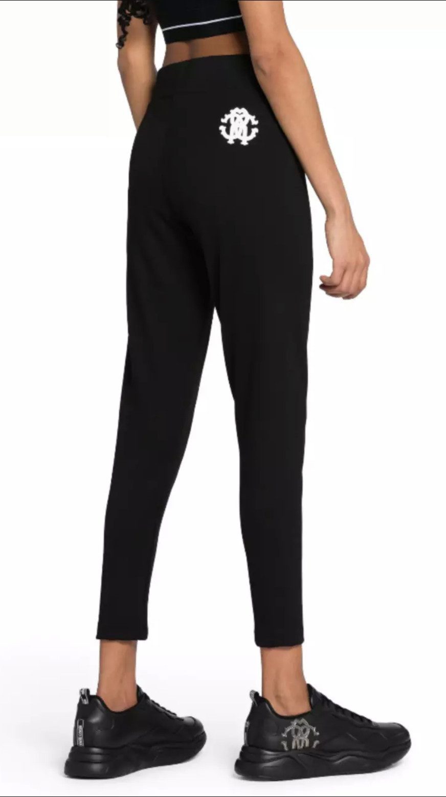 roberto cavalli Leggings Firenze Damen Jeggings Gummiband Sport Hose Für Sport, Reisen, Freizeit oder als stilvolle Streetwear