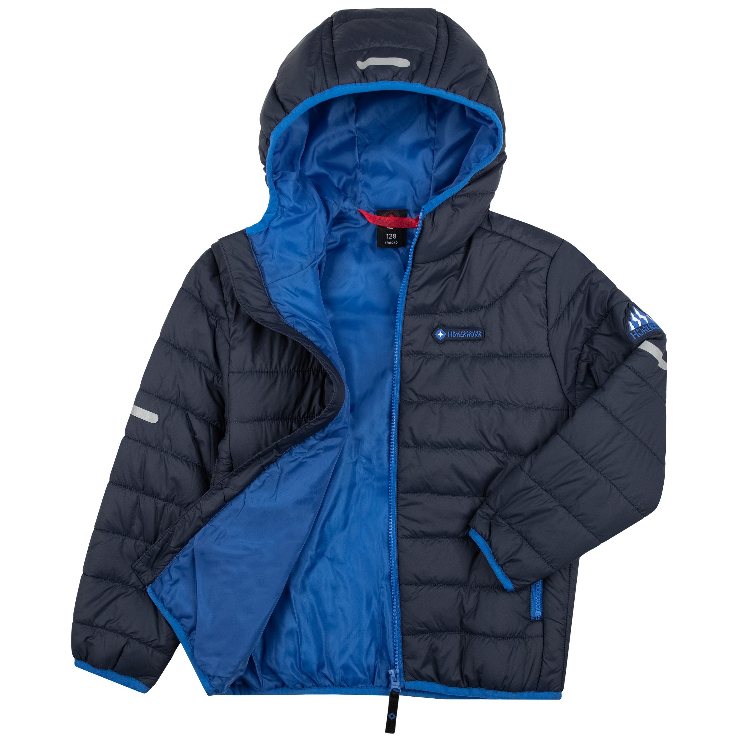 Höhenhorn Steppjacke Krocko Kinder Jacke Jungen Mädchen Kids Übergangsjacke leichtes Eigengewicht, Thermo-Wattierung