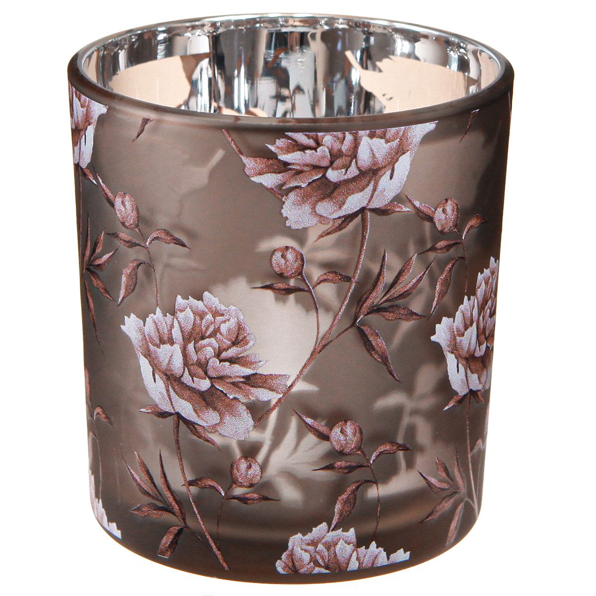 Florists Products Windlicht Teelichthalter mit floralen Mustern für stilvolle Dekoration, 4 Stück