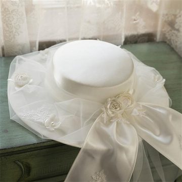 Rouemi Schlapphut Damenhüte, dekorative Hüte für Hochzeiten, Partyhüte