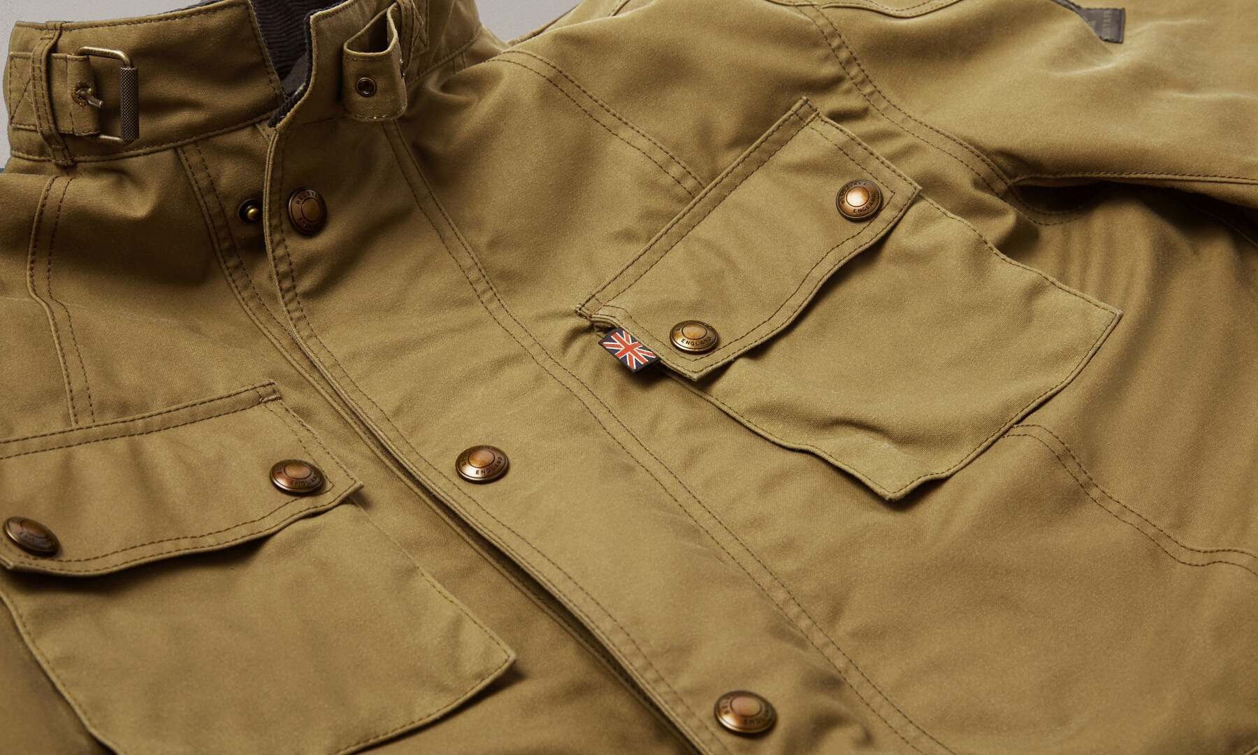 Belstaff Motorradjacke Crosby wasserdichte Motorrad Wachsjacke wasserdicht