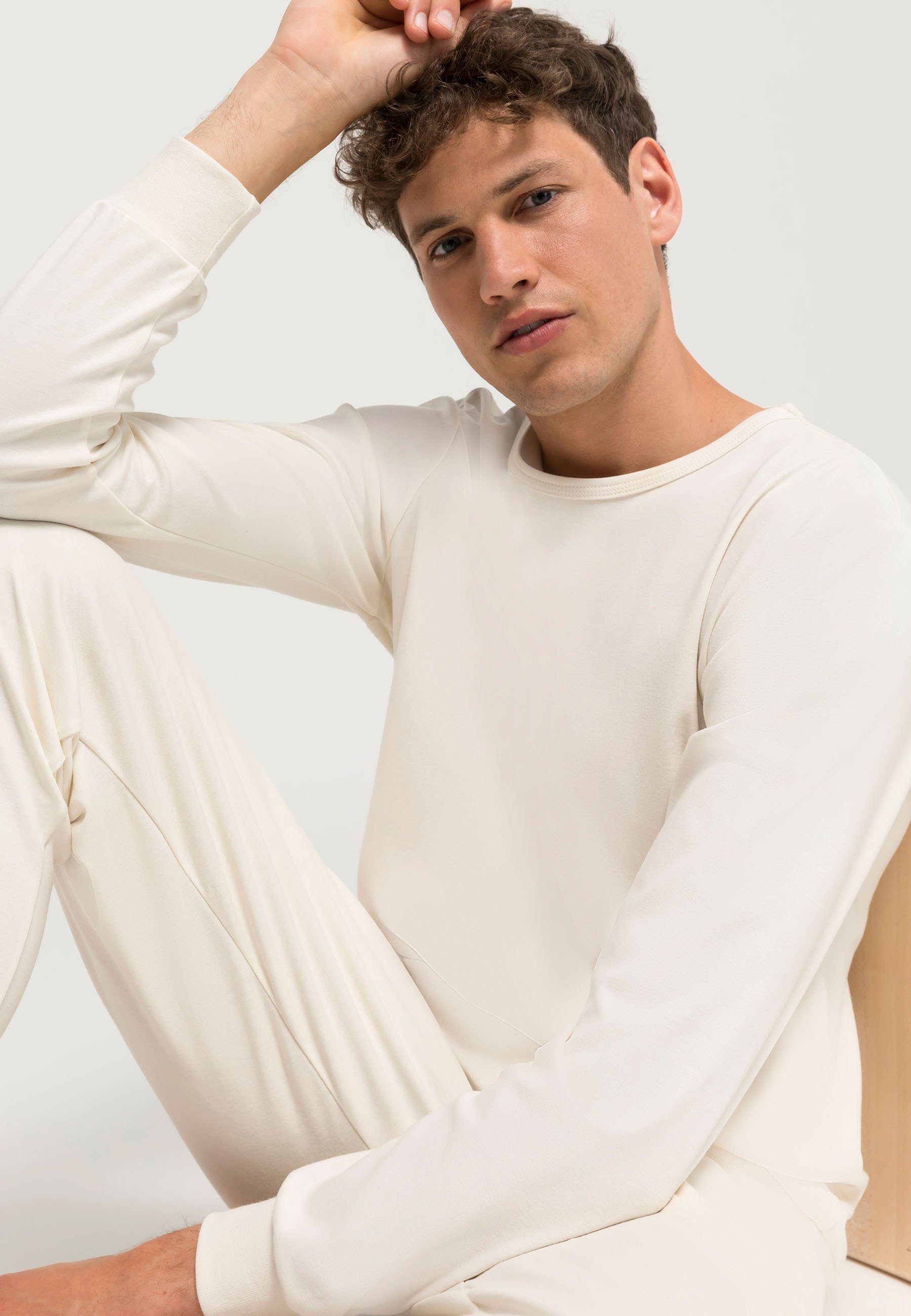 Pyjama (2 Bio-Baumwolle PureNATURE reiner tlg) Hessnatur aus