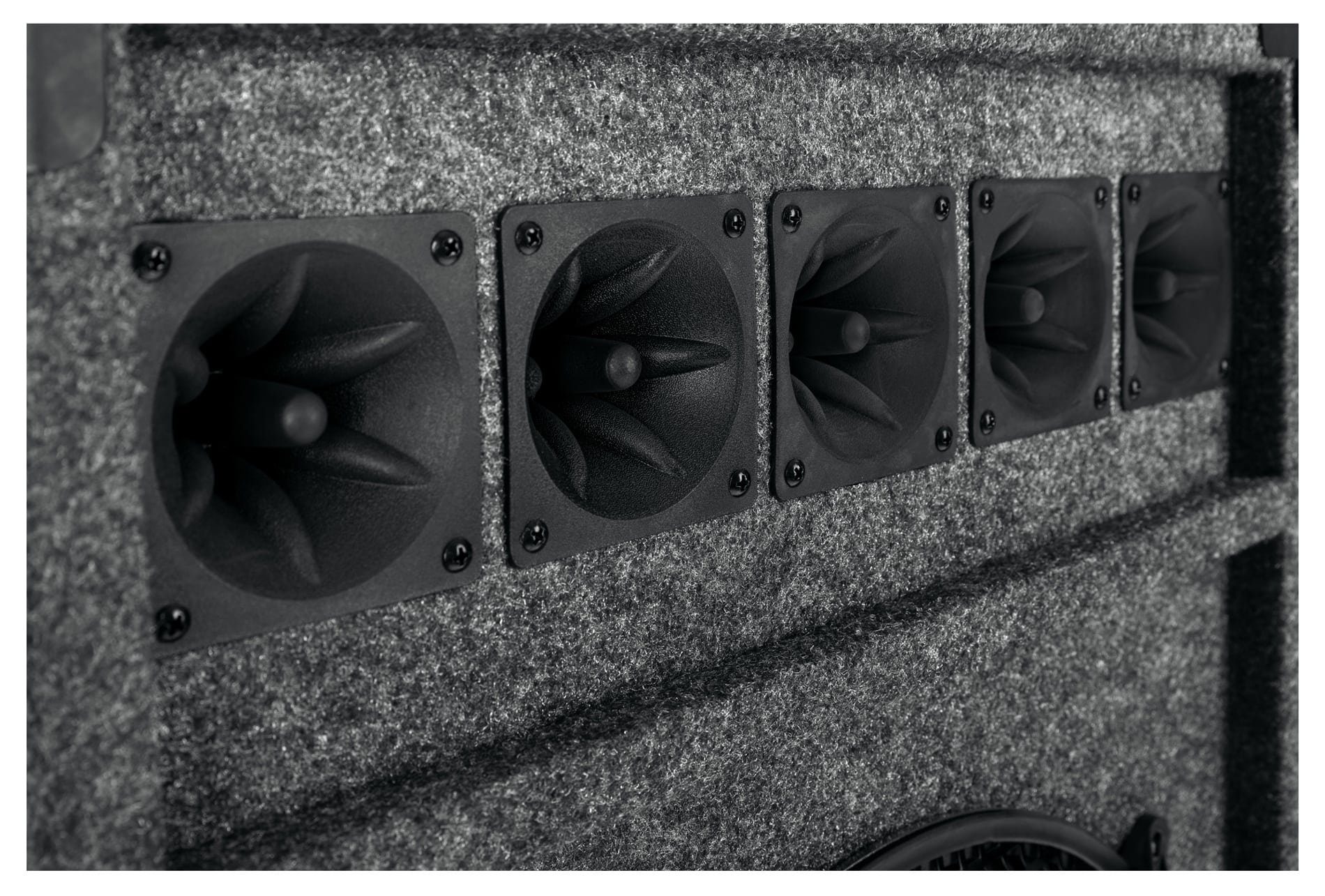 McGrey PA Lautsprecherbox mit Lautsprecher Bassreflex-Rohren) Passiv-Speaker W, 2-Wege Paar mit System, Subwoofer (15) (300 Holzgehäuse 38cm