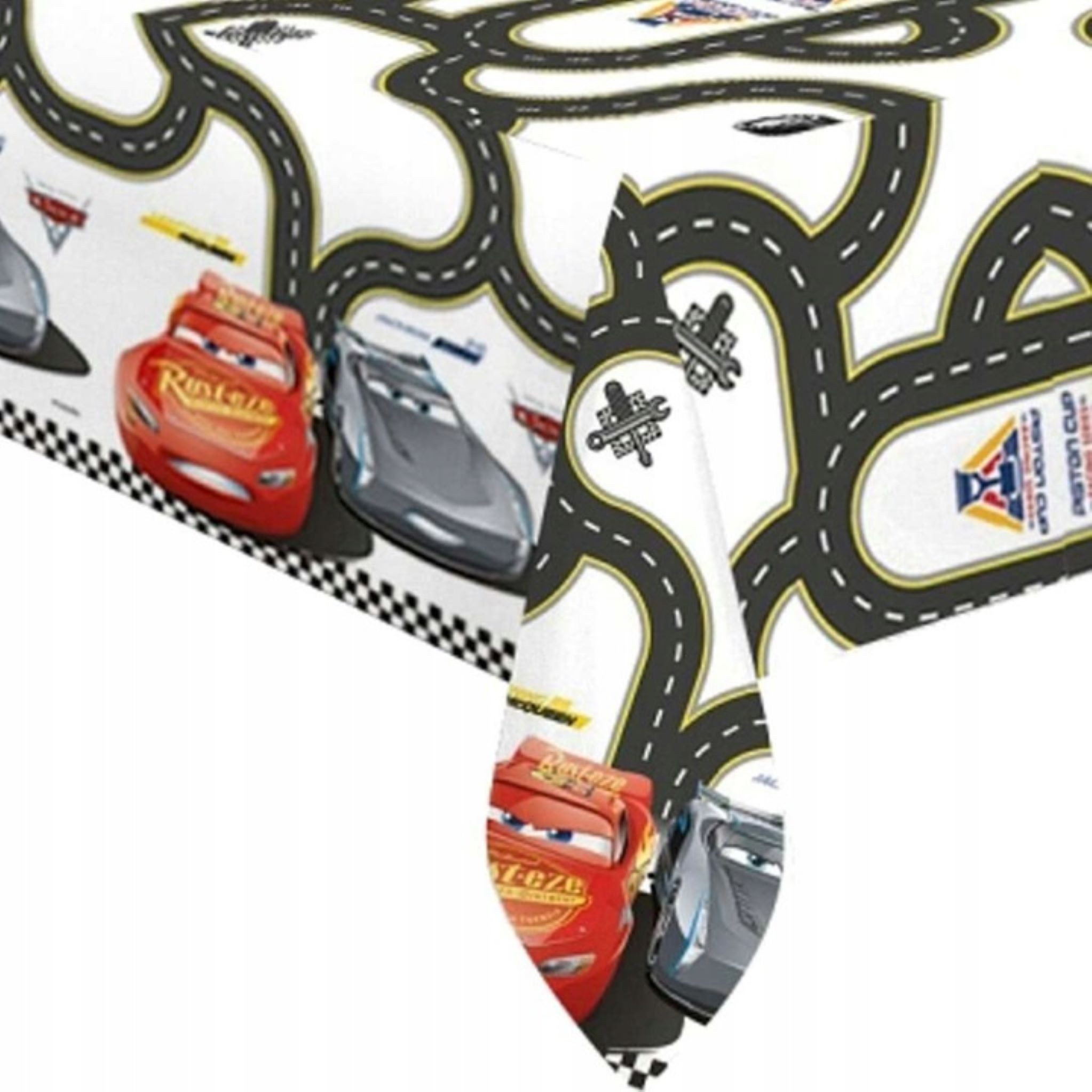 Festivalartikel Tischdecke Geburtstags-Tischdecke Cars Lightning McQueen 120x180cm