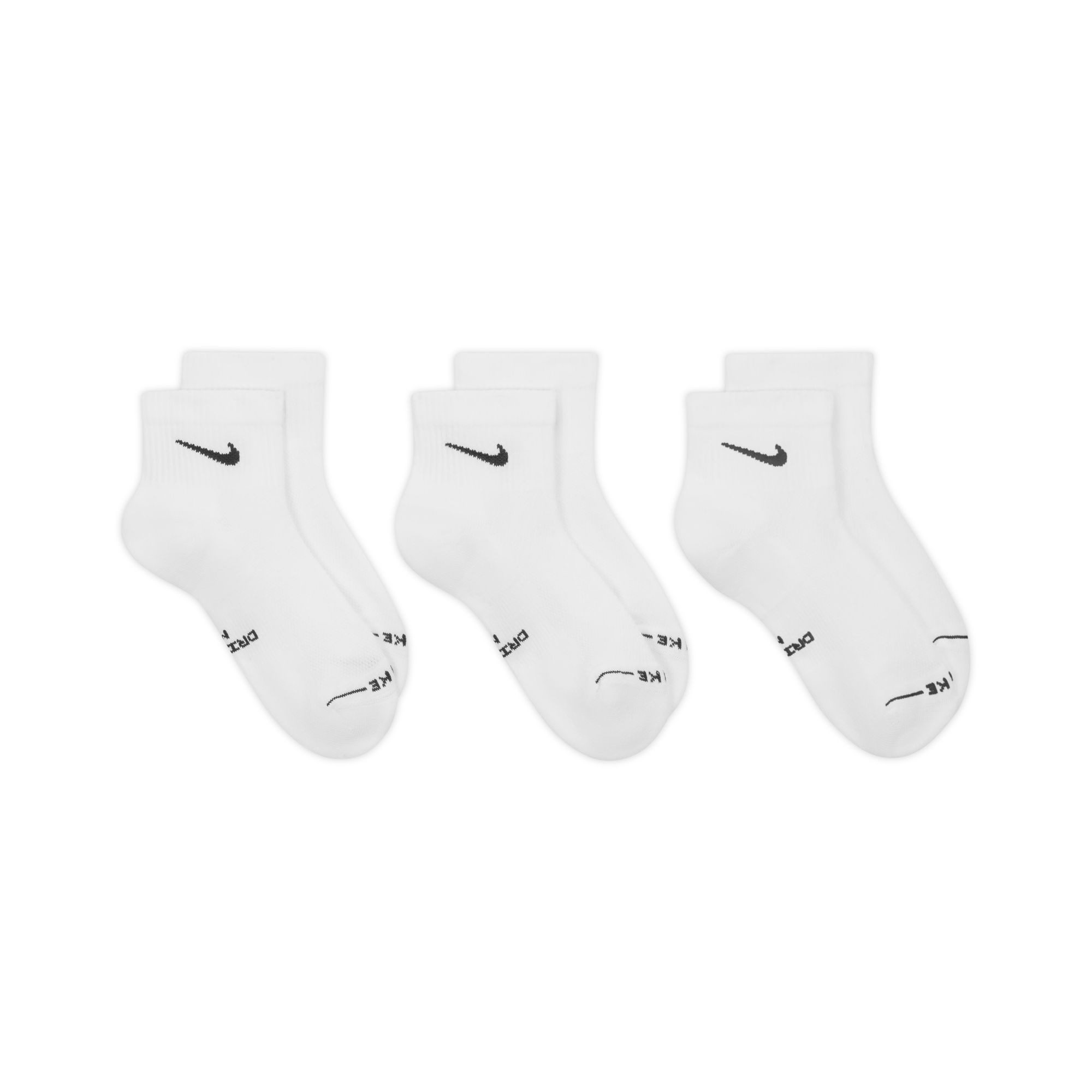Nike Sportsocken U NK ED ELVD ANK 3P - 144 für Erwachsene, mit sportlichem Stil
