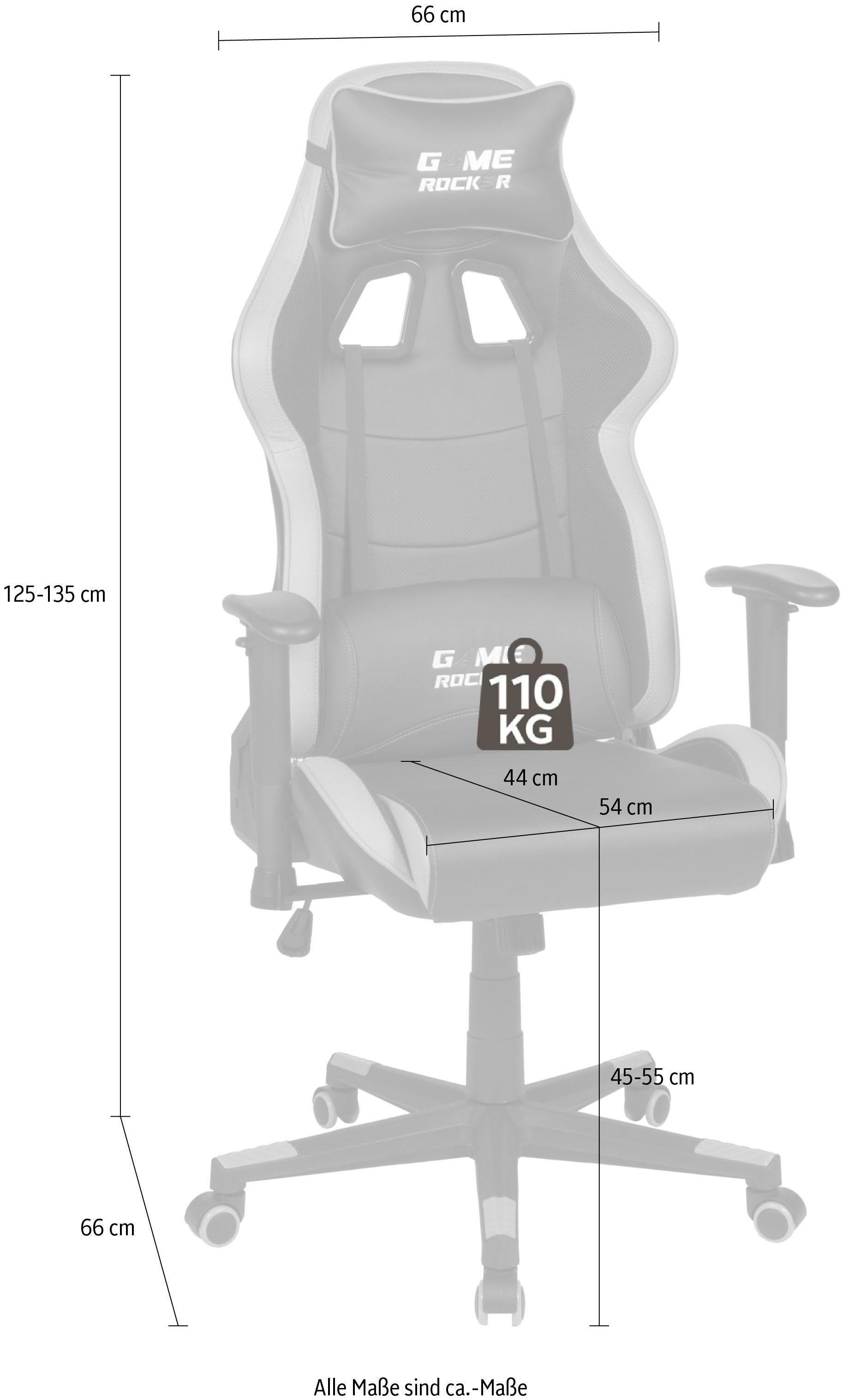 schwarz/orange Gaming-Stuhl Collection | Duo Game-Rocker schwarz/orange G-10